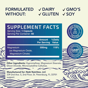 Cápsulas de Magnesio de Alta Calidad de Marca Privada para Adelgazar y Quemar Grasa, Mejoran la Digestión, Reducen el Apetito, Favorecen la Calma y la Relajación - Product Image 5