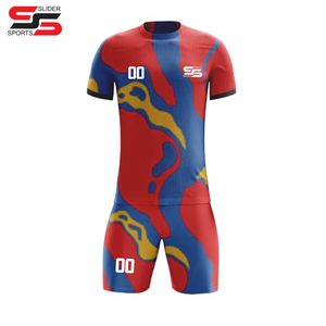 ชุดเครื่องแบบสโมสรฟุตบอลเสื้อฟุตบอลแบบเต็มตัวออกแบบได้ตามต้องการ - Product Image 1