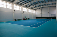 Stade, gymnase, salle de sport intérieure, terrain de sport en structure métallique préfabriquée
