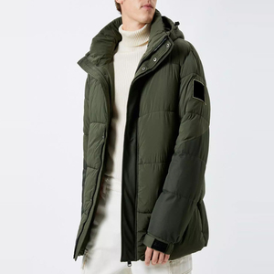 Chaqueta acolchada de alta calidad con precio al por mayor/Chaqueta larga ligera personalizada para hombre - Product Image 1