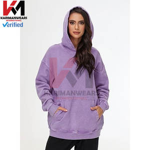 Sudadera con capucha de lavado ácido de gran tamaño para mujer, ropa de calle de peso pesado Vintage, sudadera holgada, ropa de abrigo Retro informal, otoño - Product Image 6