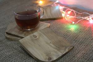 Customised Blank Wooden Table Mats Rustic <b>Coasters</b> From Tradnary Pvt Ltd Custom Engraved Stone Pad <b>Coasters</b> - Product Image 6