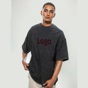 Camisetas personalizadas de mezcla de algodón y poliéster para hombres, camisetas de marca estampadas para hombres, camisetas gráficas de alta calidad - Product Image 1