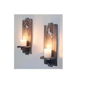 Groothandel Leverancier Metalen Thee Licht Custom Size Gewapende Muur Schans Kaars Stijl Wandlamp Voor Hotel Slaapkamer