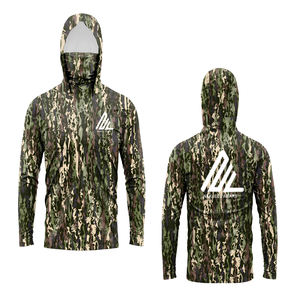 Gran oferta 2025, Sudadera con capucha de pesca de rendimiento UPF 50 para hombre, camisas de pesca transpirables de secado rápido de manga larga con refrigeración de camuflaje - Product Image 4