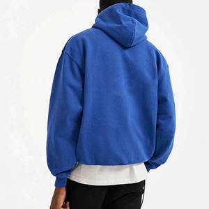 เสื้อฮู้ดดี้ผู้ชายคุณภาพพรีเมียมรุ่นใหม่ล่าสุด ผ้าฝ้าย 100% ทรงโอเวอร์ไซส์ มีกระเป๋า ใส่สบาย ระบายอากาศได้ดี พร้อมฮู้ด สำหรับผู้ใหญ่ - Product Image 2
