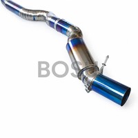 Échappement arrière Valvetronic en titane de grade 5 pour BMW M340i G20 G21 3.0T B58, soudé TIG, embouts quadruples cintrés au mandrin, 2019-2025