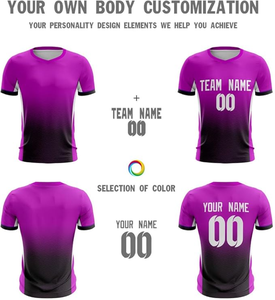 Ropa de fútbol con logotipo personalizado de alta calidad, precios al por mayor, uniforme de fútbol de secado rápido transpirable - Product Image 4