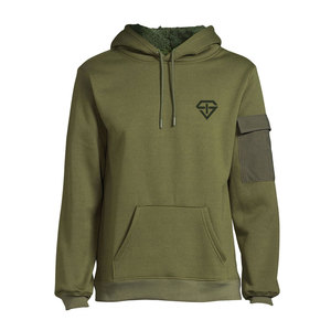 Sudadera con capucha para hombre 2023 con cremallera, Impresión de logotipo personalizado, Material polar ligero de alta calidad, Color sólido, Invierno - Product Image 1