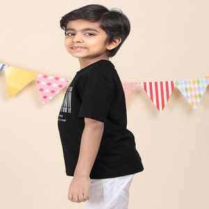 Precio bajo 100% algodón Camiseta de cuello redondo para niño Ropa estampada para todas las estaciones en diferentes métodos y materiales - Product Image 3