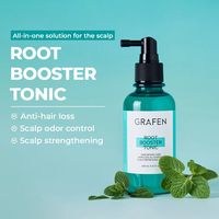 Minyak Rambut Korea GRAFEN Root Booster Vegan Organik Bebas Kekejaman 160ml [Formula 2-IN-1 Perawatan Rambut, Meluruskan, Menyegarkan]