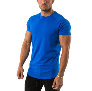 T-shirt à manches courtes Cool Sportswear à séchage rapide pour hommes T-shirt de haute qualité imprimé à motif solide - Product Image 1