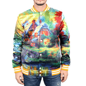 Blouson d'aviateur en sublimation pour hommes de haute qualité bon marché prix prix Vente en gros avec logo personnalisé Blouson d'aviateur en sublimation pour hommes - Product Image 3