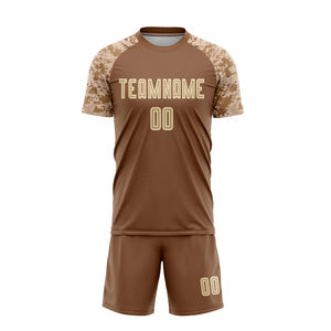 Uniformes de sublimation pour adultes en 100% polyester fait tissu vêtements de sport ensembles de maillots de football - Product Image 2