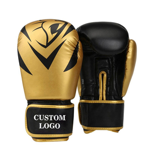 top custom logo printed 100 percent original leather boxing <b>gloves</b> breathable MMA training boxing <b>gloves</b> premium design - Product Image 1