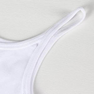 Débardeurs pour femmes, solides, à séchage rapide, côtelés, doux, col rond, coupe ample, respirants, vêtements de sport de yoga, entraînement, grande taille, été - Product Image 3