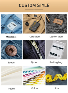 Streetwear de haute qualité sweat à capuche personnalisé polaire vierge fermeture éclair Vintage Double couche lavage à l'acide soleil délavé en détresse poches sweats à capuche - Product Image 6