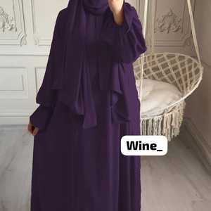 Abaya pour femme brodée à la main XXL élégante et modeste, style Kimono boutonné, accessoire vestimentaire traditionnel islamique musulman - Product Image 1
