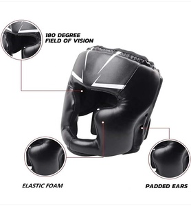 Équipement de boxe unisexe avec protection du visage couvre-chef de karaté MMA Kickboxing Sparring personnalisé vente en gros couvre-chef de boxe léger - Product Image 6