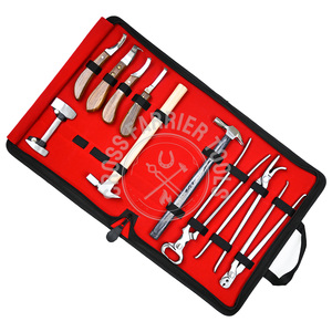 Hot Selling Farrier Tools Kit includes Farrier Nipper, Hoof Cutter, Nail <b>Puller</b>, Clench Cutter (Double Ended), Hoof Knife - Product Image 4