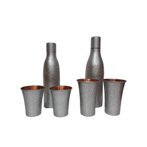 Verres faits à la main de conception en métal de bouteille de cuivre unisexe de haute qualité pour l'eau bouillante en gros Bienvenue! - Product Image 1