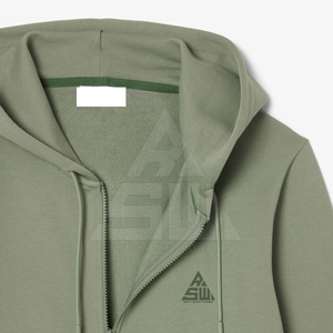 Sudaderas con Capucha para Hombre, de Poliéster/Algodón, con Cierre, Diseño Personalizado, Transpirables, Ecológicas, de Alta Calidad, 300g, para Invierno, Servicio OEM - Product Image 5