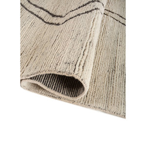 Alfombras de Lana Tejidas a Mano Manifest Ivory para el Hogar, Estilo Boho Geométrico para Sala de Estar, Entrada, Pasillo, Rectangulares, Tipo Rompecabezas, Tamaño 9x12 -REB-1171 - Product Image 2