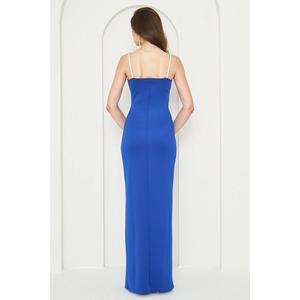 เดรสยาวแบบมีดีเทลผ่าข้าง - Product Image 4