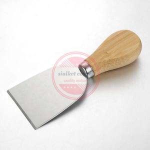 4 piezas de acero inoxidable mantequilla espátula rebanador tenedor queso cuchillo conjunto - Product Image 4