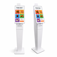 Kiosco con Pantalla Táctil TouchWo de 21.5 y 27 Pulgadas, Android/Windows, Autoservicio, Pago y Pedidos para Comercios, Restaurantes y Hospitales