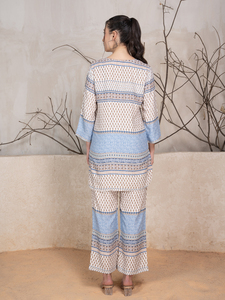 Best Selling Premium Quality Printed Special Summer 100% Viscose Rayon Cord Set for Ladies Wear Modest Cord Set for Export <b>Sale</b> - Product Image 4