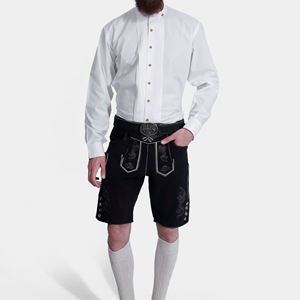 Pantalones cortos alemanes bávaros Lederhosen con tirantes 2025 pantalones cortos Oktoberfest pantalones cortos tradicionales - Product Image 1