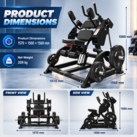 BN Appareil de musculation abdominale professionnel à charge libre pour salles de sport de luxe et studios de fitness, pour l'entraînement des muscles abdominaux et de la taille
