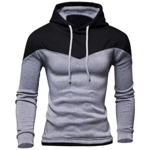 Sweats à capuche personnalisés coton polyester classique laine sweat à capuche uni sweat poche hommes cordon jeunesse sport Gym sweats à capuche THT PORTE - Product Image 1