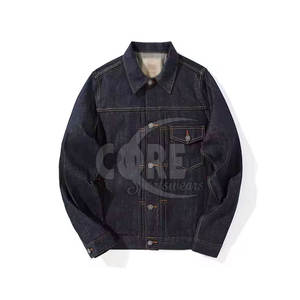 Chaqueta vaquera para hombre hecha en el mejor material, chaqueta vaquera de invierno para hombre de tamaño personalizado a la venta - Product Image 1