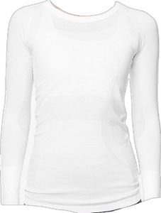 T-shirt de couleur unie personnalisable pour femmes avec manches longues Style décontracté et logo imprimé Prix de gros très demandé - Product Image 5