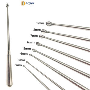 Curettes orthopédiques en os en acier inoxydable, ensemble d'instruments chirurgicaux réutilisables manuels de haute qualité - Product Image 4