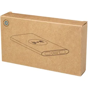 Power Bank Wireless da 8000 mAh con USB-C in Alluminio Riciclato ad Alta Visibilità per Scopi Promozionali - Product Image 5