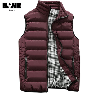 Toile de veste bouffante à col montant formel d'automne avec impression bouffante brodée fermeture à glissière courte longueur Service OEM - Product Image 6