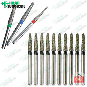 Fraise dentaire manuelle Hasni Surgical BH-4034 en acier inoxydable de qualité allemande, matériaux diamantés, approuvée CE ISO - Product Image 5