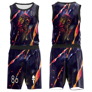 Nouveaux uniformes de basket-ball pour hommes à bas prix à séchage rapide personnalisés, vente en gros, maillots de basket-ball, uniformes en maille réversibles - Product Image 4