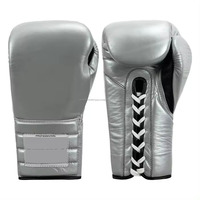 Gants de boxe en cuir de peau de vache véritable personnalisés multicolores durables et confortables pour le combat et l'entraînement professionnels