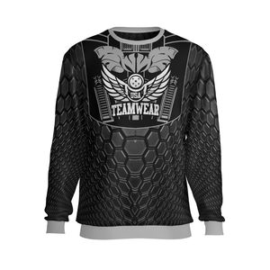 Sudadera gruesa y cómoda de algodón puro personalizada, sudadera DTG bordada con patrón, sudadera de calle alta a la moda, sudaderas con capucha - Product Image 1