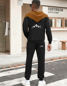 Conjunto de Jogger Premium | Sudadera con capucha y pantalones hechos a medida | Conjunto de fitness informal - Product Image 2