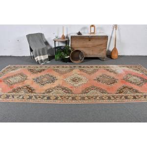 พรมตุรกีแท้สีแดงสีเบจ4.8 x 12.2ft พื้นที่ขนาดใหญ่แบบนามธรรมทำด้วยผ้าขนสัตว์สำหรับวัยรุ่นความหนา10มม. สำหรับห้องโถง - Product Image 2