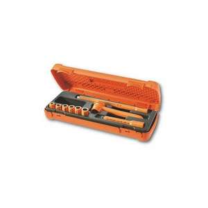 Assortiment de douilles Usag 1000 V avec douilles biheptagonales dans un coffret ABS, 9 pièces - Product Image 1