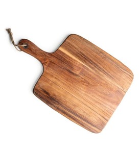 Le meilleur fournisseur en gros offre une planche à découper en bois ronde pour les fruits cuisine fête dîner alimentaire-prix usine blocs à découper - Product Image 6