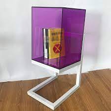 Distinctive and Stylish Unique Acrylic Bookshelf with a Transparent Modern Design Perfect for Adding Touch of Sophistication - Product Image 4