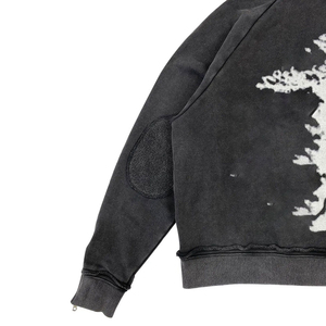 Sweat à capuche surdimensionné délavé à l'acide, personnalisé, 100% coton, lourd, fermeture éclair intégrale, pour homme et femme, sweat-shirt de créateur - Product Image 5