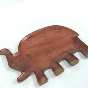Wood Crafts Serving Tray Wooden Tray for <b>Decor</b> Restaurants Hotel Cafes Antique Wooden Tray handmade in India - Product Image 1